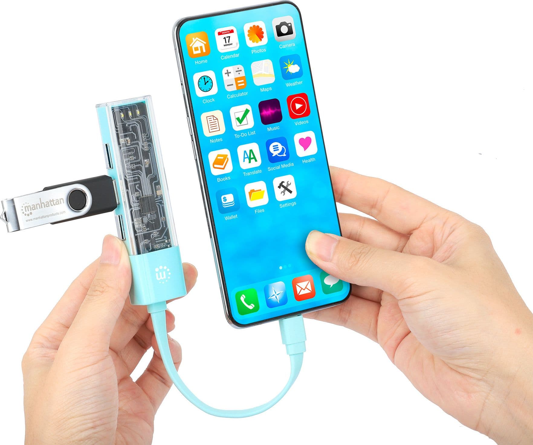Hub Combo USB 3.0 USB-C&trade e USB-A 4 Porte Verde Trasparente in  Scontolo.net - Potenza, commercioVirtuoso.it