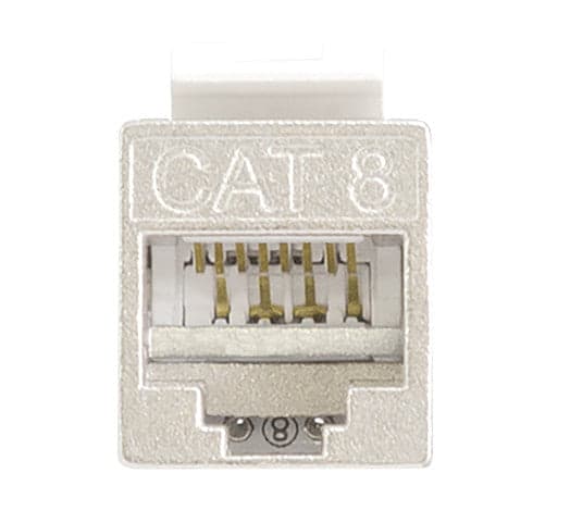 Frutto Keystone RJ45 Cat.8.1 STP Tooless in Cavi Ethernet Scontolo.net - Potenza, commercioVirtuoso.it
