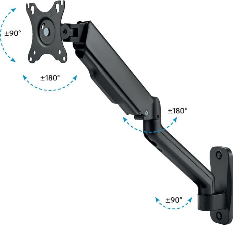 Supporto a Muro con Molla per TV 17-32'' Estensione 55,1 cm in Supporti da parete e da soffitto Scontolo.net - Potenza, commercioVirtuoso.it