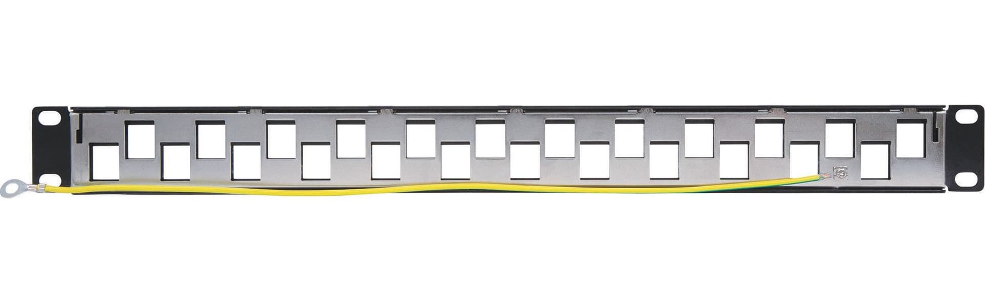 Pannello Patch Slim 1HE 24 Posti Keystone Senza Frutti Nero in Cavi Ethernet Scontolo.net - Potenza, commercioVirtuoso.it