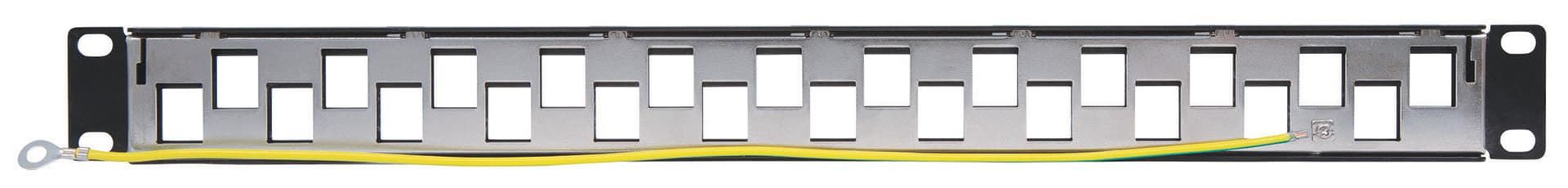 Pannello Patch Slim 1HE 24 Posti Keystone Senza Frutti Nero in Cavi Ethernet Scontolo.net - Potenza, commercioVirtuoso.it