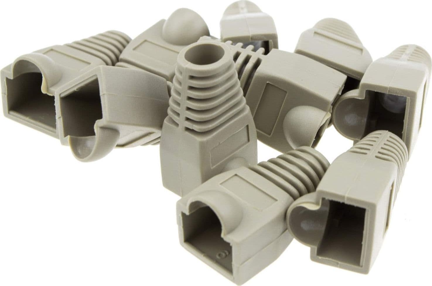 Copriconnettore per Plug RJ45 6.0 mm Grigio 10 pz in Socket Scontolo.net - Potenza, commercioVirtuoso.it