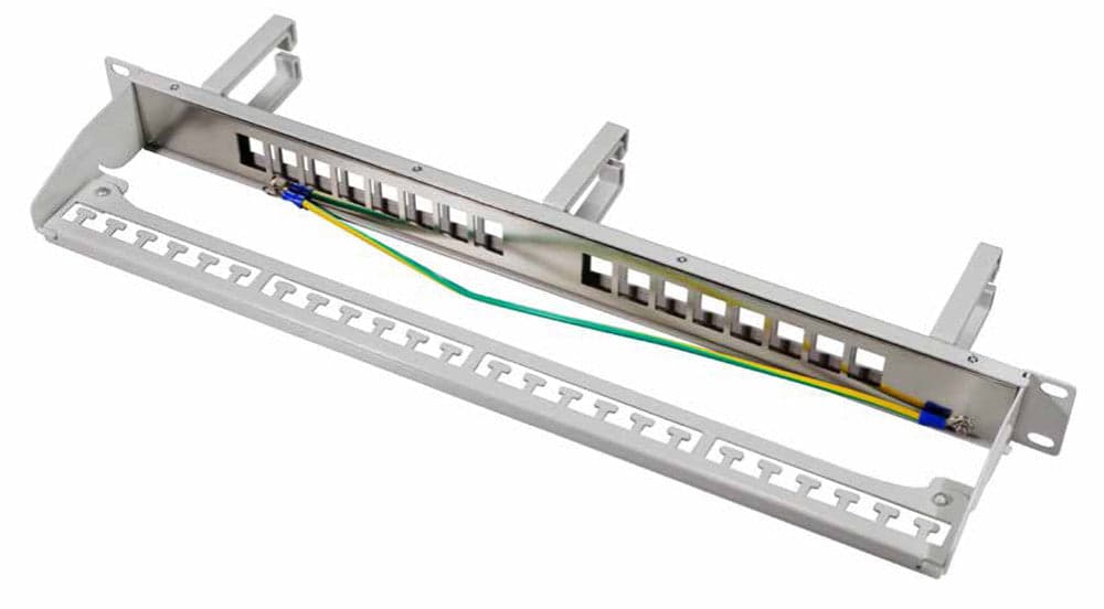 Pannello Patch 16 Posti Keystone Senza Frutti con Gestione Cavi Grigio in Cavi Ethernet Scontolo.net - Potenza, commercioVirtuoso.it