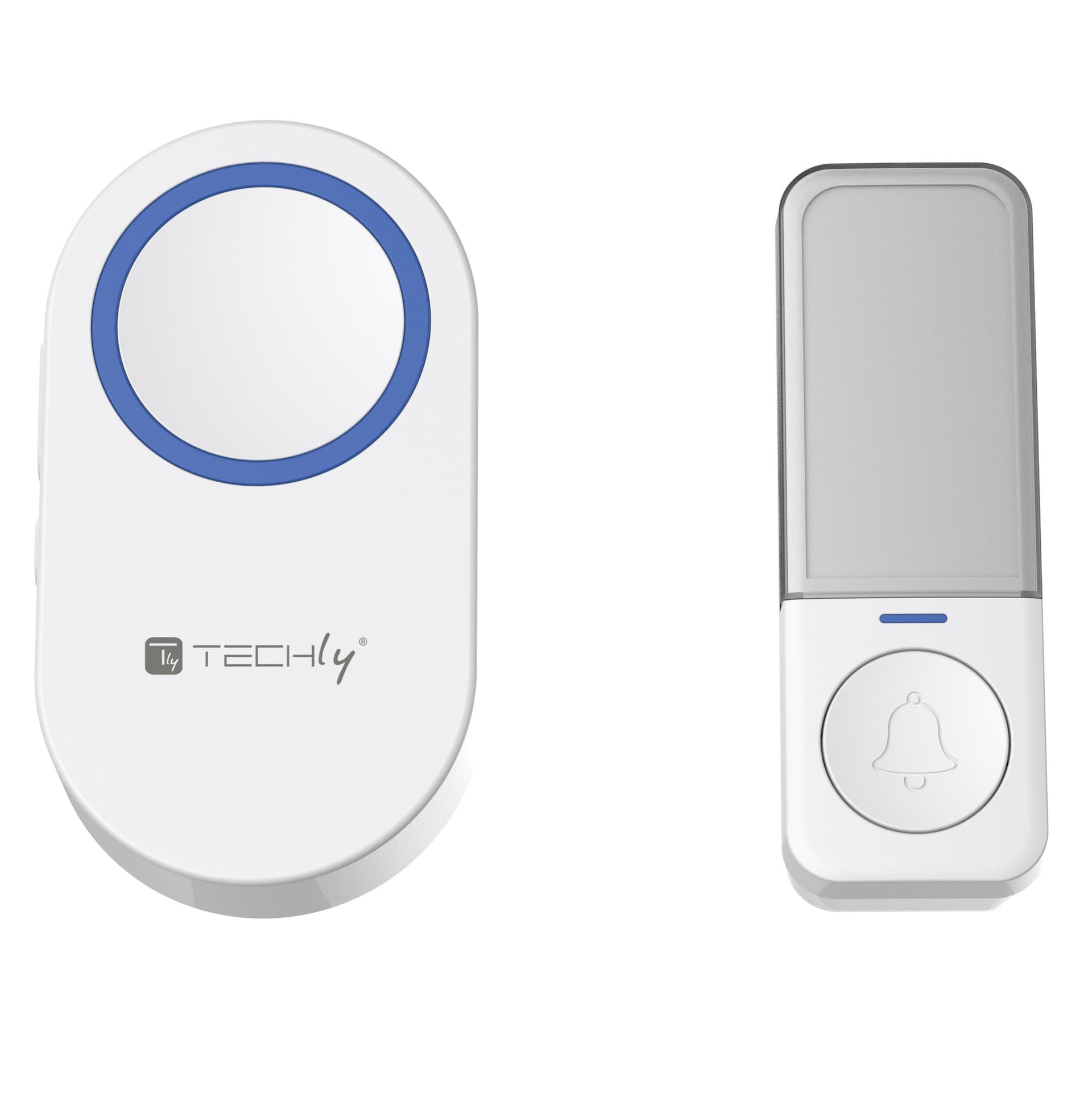 Kit Campanello Wireless fino a 180m con Pulsante IP56 Battery Free in Citofoni Scontolo.net - Potenza, commercioVirtuoso.it