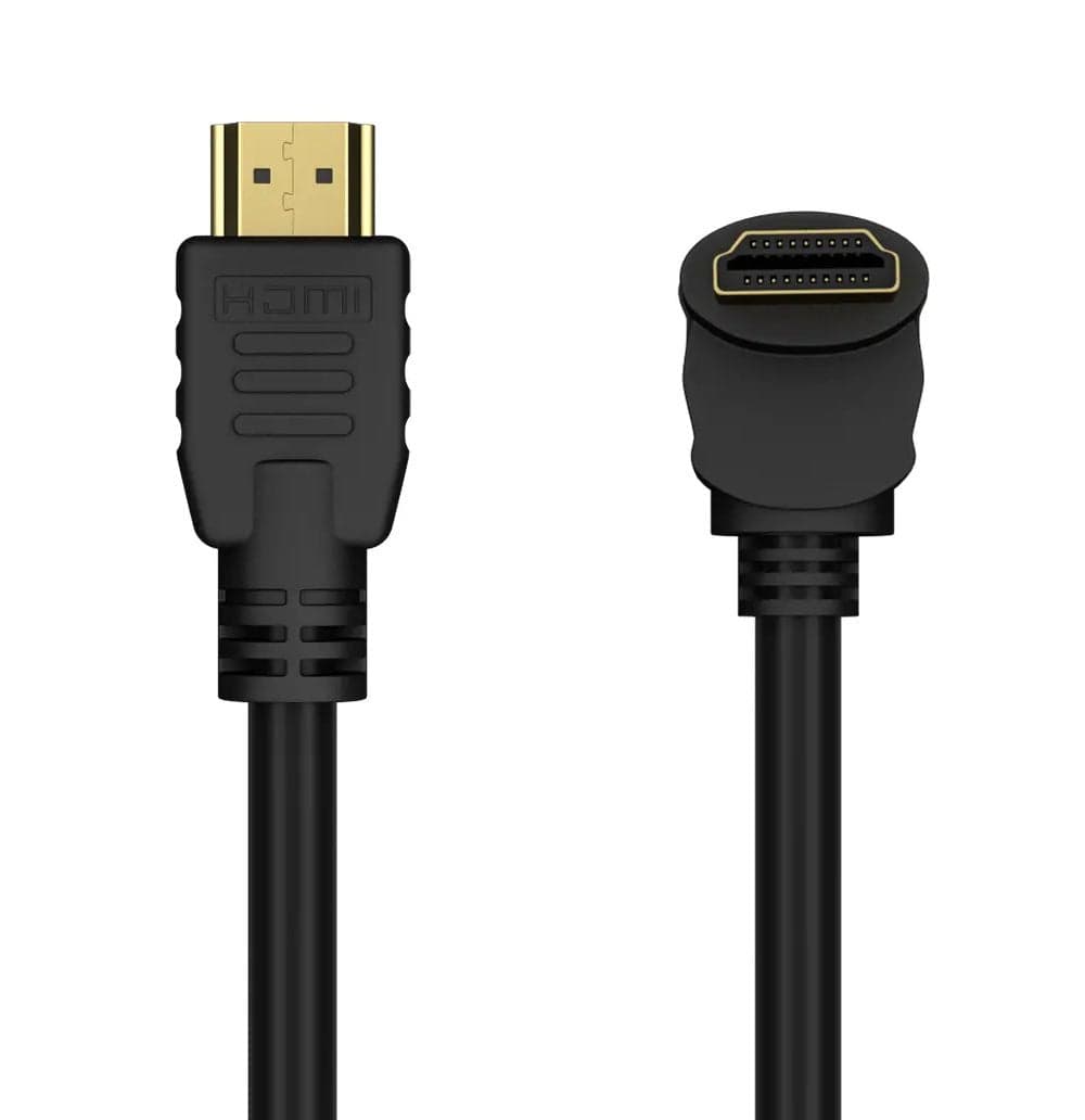 Cavo HDMI&trade High Speed con Ethernet A/A M/M Angolato 90&deg 1m in Cavi Ethernet Scontolo.net - Potenza, commercioVirtuoso.it