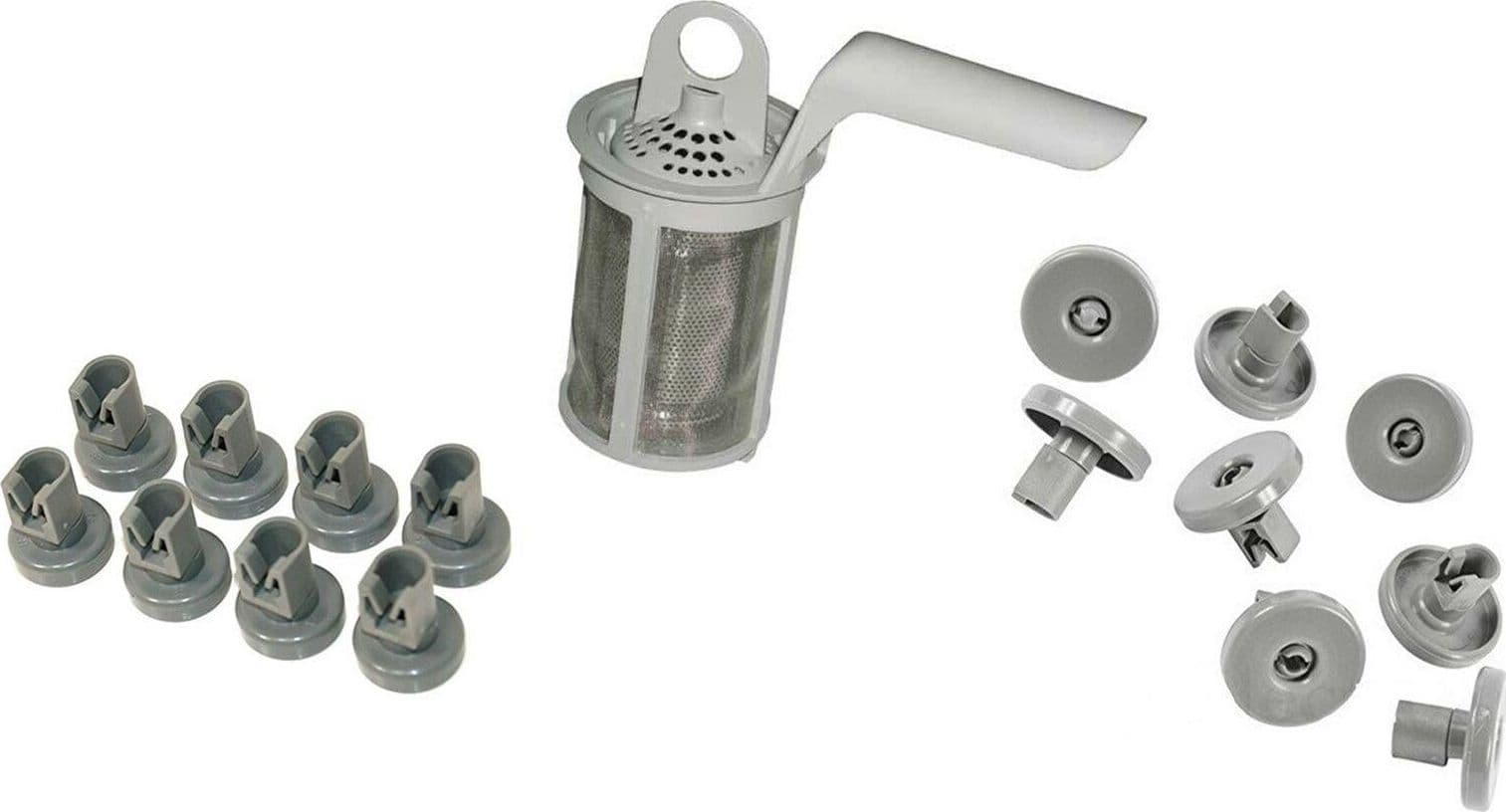 FILTRO LAVASTOVIGLIE REX ELECTROLUX ZANUSSI 50297774007 + 8 RUOTE GRANDI + 8 PIC in prodotto EuroStore07 - Alatri, commercioVirtuoso.it