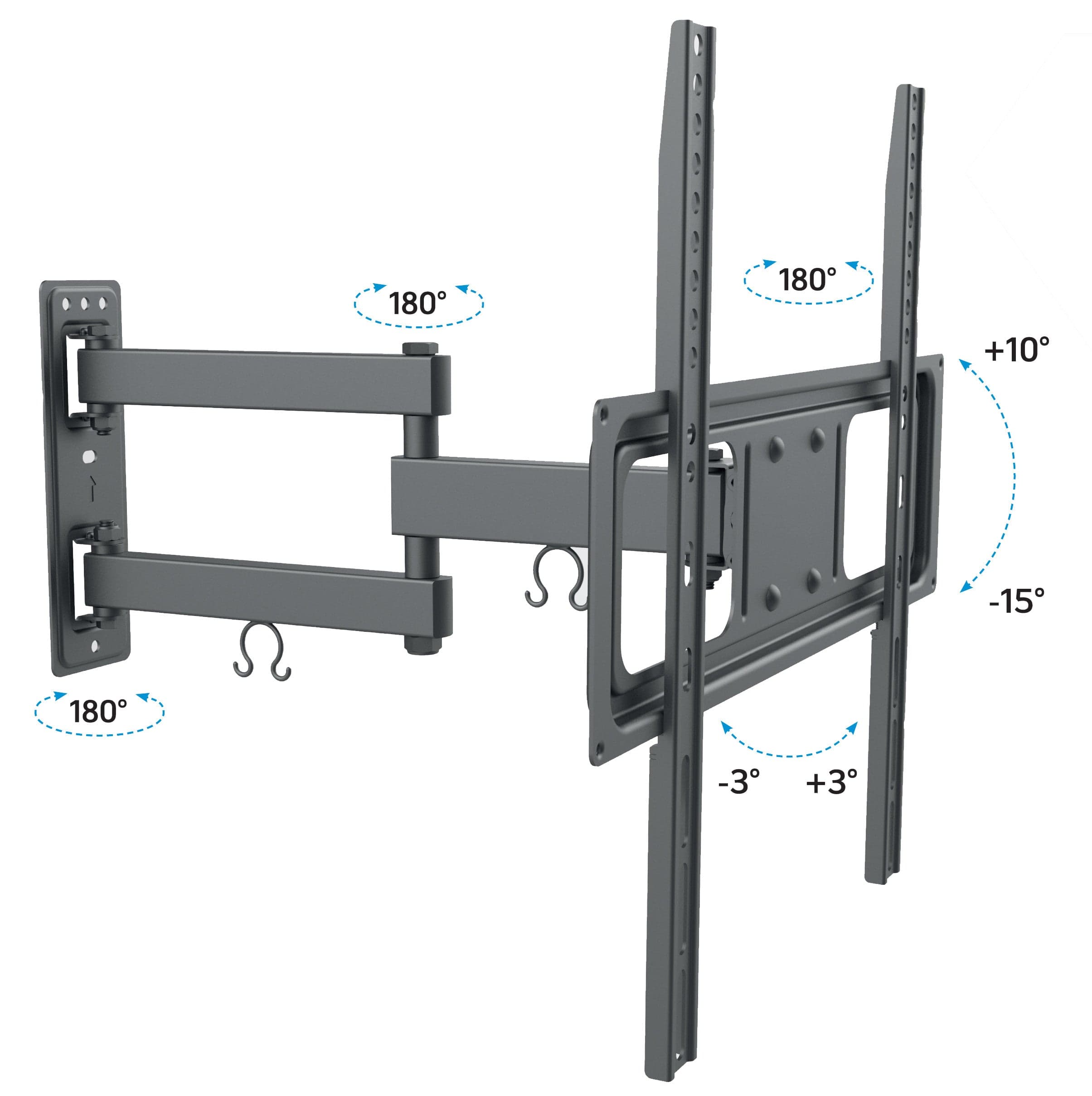 Supporto a Muro per TV LED LCD 32-55'' Full-Motion in Supporti da parete e da soffitto Scontolo.net - Potenza, commercioVirtuoso.it