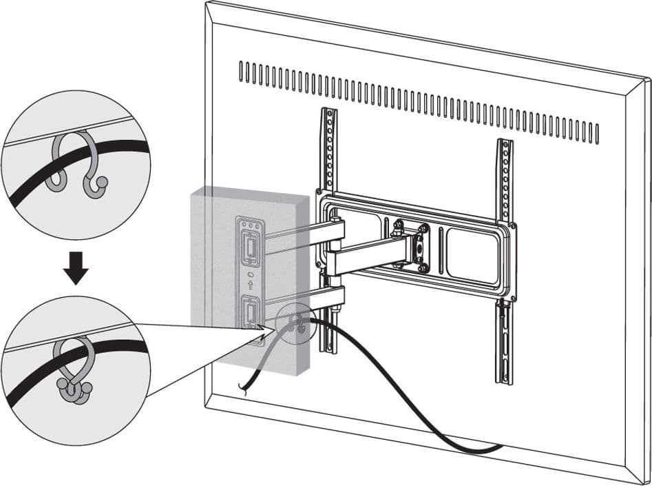 Supporto a Muro per TV LED LCD 32-55'' Full-Motion in Supporti da parete e da soffitto Scontolo.net - Potenza, commercioVirtuoso.it