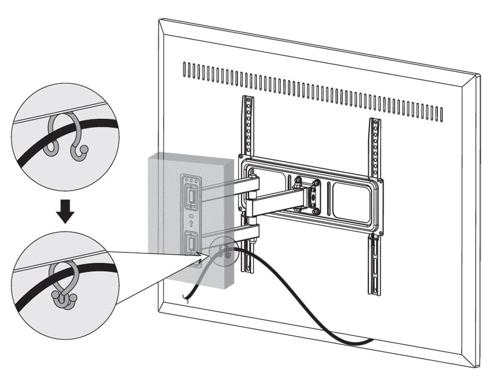 Supporto a Muro per TV LED LCD 32-55'' Full-Motion in Supporti da parete e da soffitto Scontolo.net - Potenza, commercioVirtuoso.it