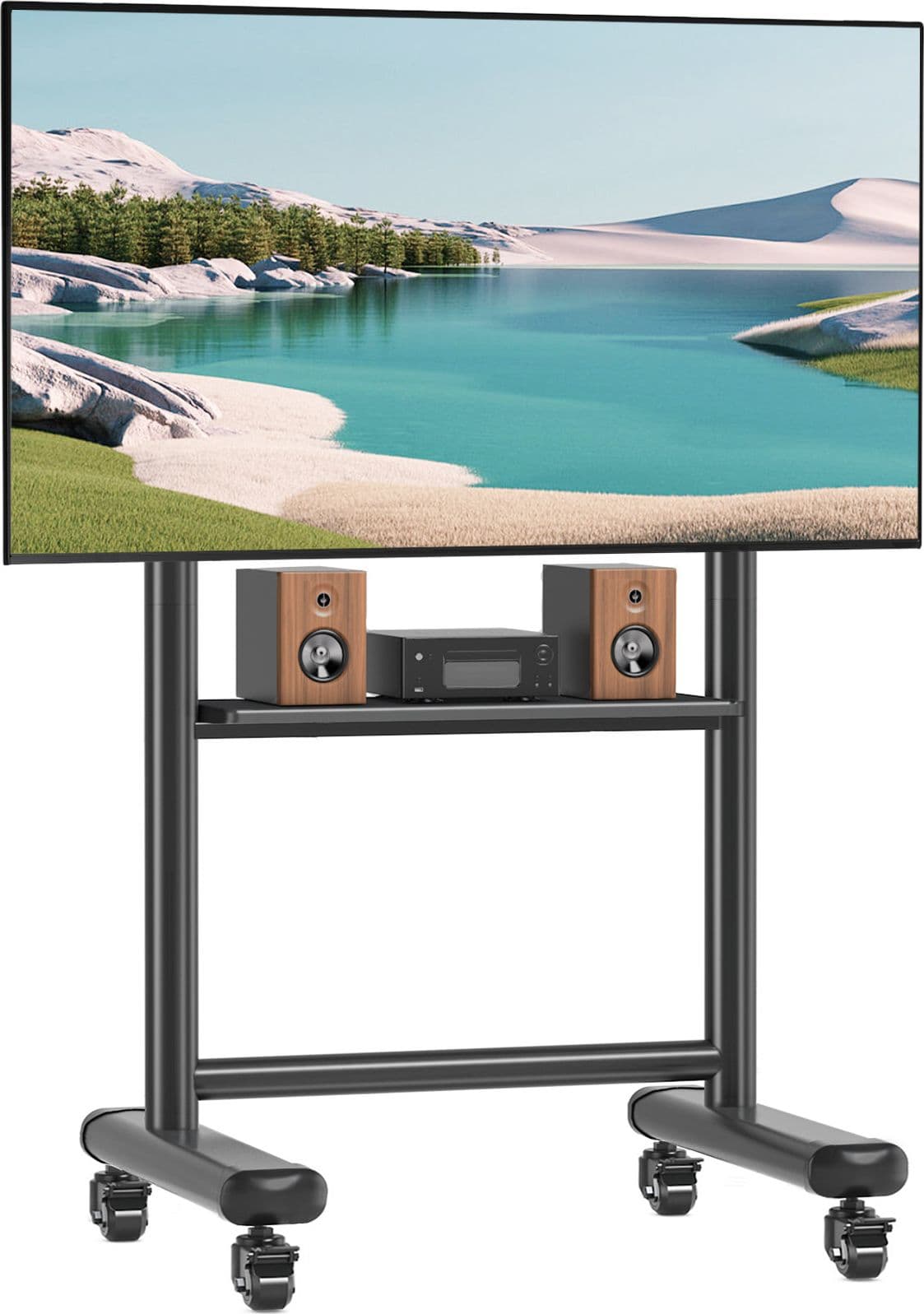 Supporto a Pavimento Trolley TV LCD/LED/Plasma 60-86'' Multifunzione in Mobili Scontolo.net - Potenza, commercioVirtuoso.it