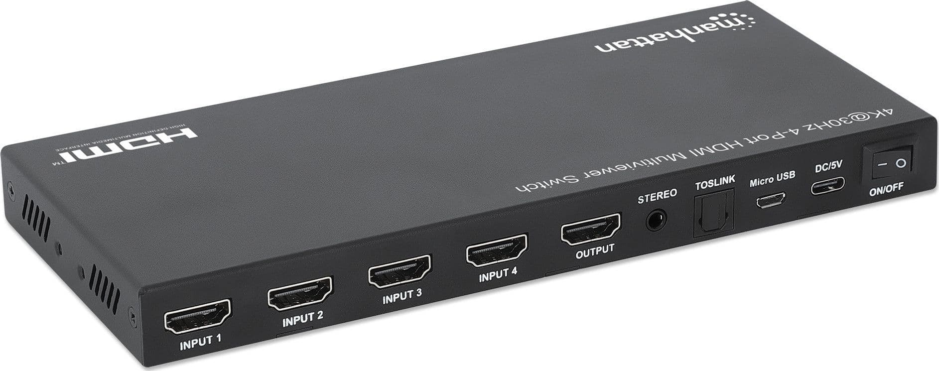 Switch Multiviewer HDMI 4K@30Hz 4x1 Nero in Selettori audio-video Scontolo.net - Potenza, commercioVirtuoso.it