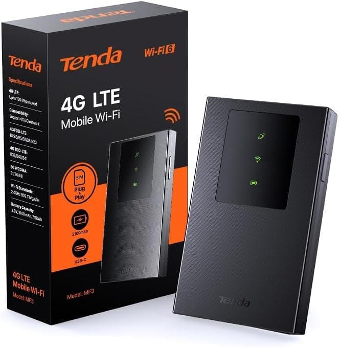 Hotspot Router Mobile Portatile Batteria 2100mAh 4G LTE 286Mbps, 4G180V4 in Scontolo.net - Potenza, commercioVirtuoso.it