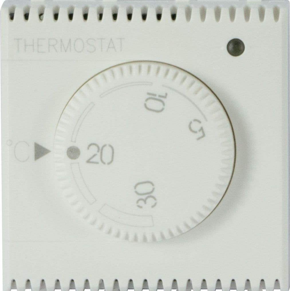 WHITEK S44 Termostato Elettronico con Manopola 230V NA+NC 5A 2 Moduli Bianco Opaco in Misuratori del vento Scontolo.net - Potenza, commercioVirtuoso.it