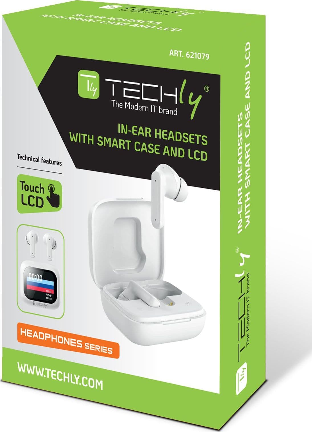Cuffie Auricolari BT con Custodia Smart Touch Screen LCD Cancellazione Attiva del Rumore ANC in Cuffie In-Ear Scontolo.net - Potenza, commercioVirtuoso.it
