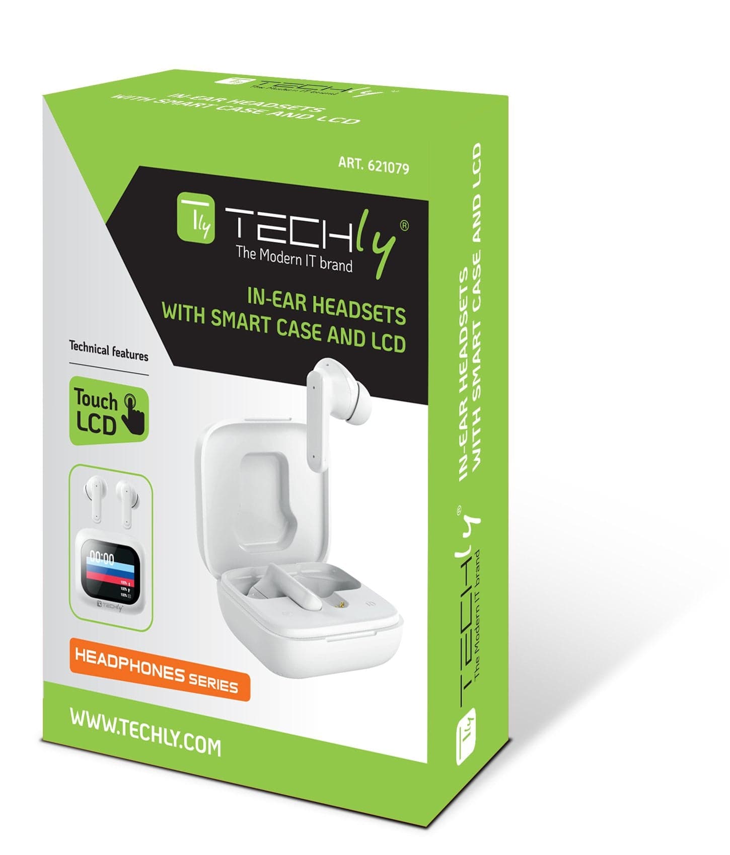 Cuffie Auricolari BT con Custodia Smart Touch Screen LCD Cancellazione Attiva del Rumore ANC in Cuffie In-Ear Scontolo.net - Potenza, commercioVirtuoso.it