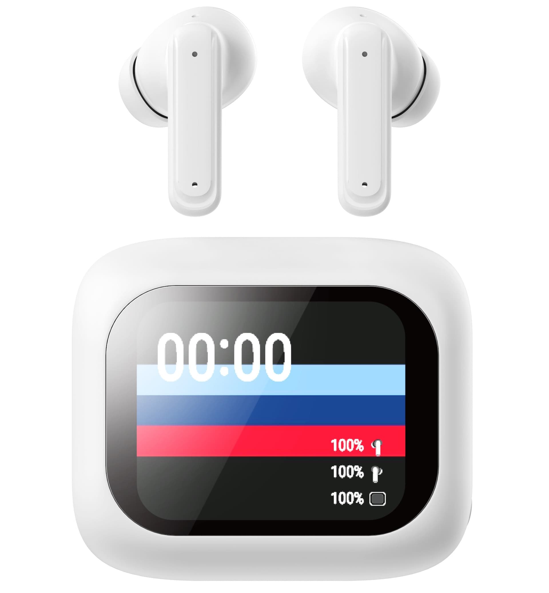 Cuffie Auricolari BT con Custodia Smart Touch Screen LCD Cancellazione Attiva del Rumore ANC in Cuffie In-Ear Scontolo.net - Potenza, commercioVirtuoso.it