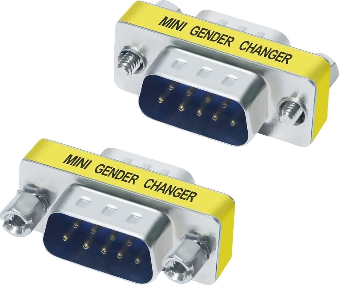 Mini Gender Changer Standard DB 9 poli M/M in Adattatori Scontolo.net - Potenza, commercioVirtuoso.it