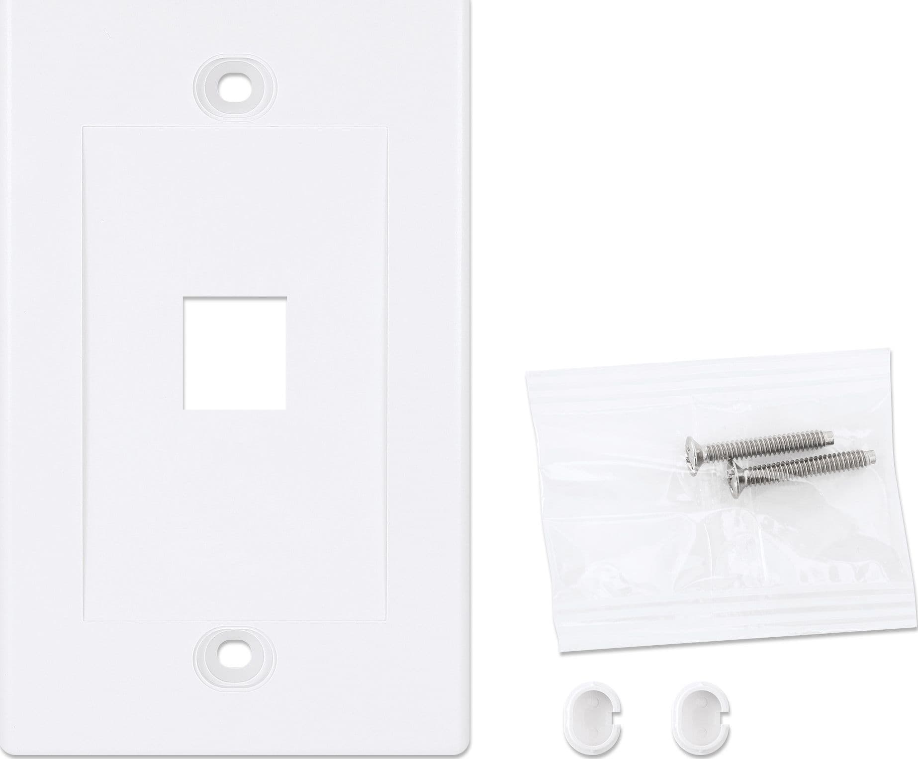 Placca Porta Frutti 1 Posto Mod.503 Bianco in Placche per interruttori Scontolo.net - Potenza, commercioVirtuoso.it