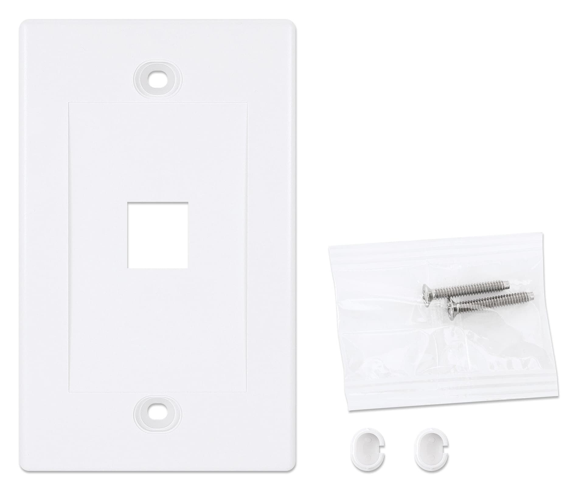 Placca Porta Frutti 1 Posto Mod.503 Bianco in Placche per interruttori Scontolo.net - Potenza, commercioVirtuoso.it