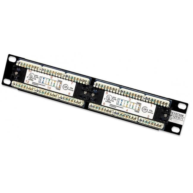 Pannello Patch 12 Porte, 10'', 1U, CAT5E UTP in Pannelli patch Ethernet Scontolo.net - Potenza, commercioVirtuoso.it