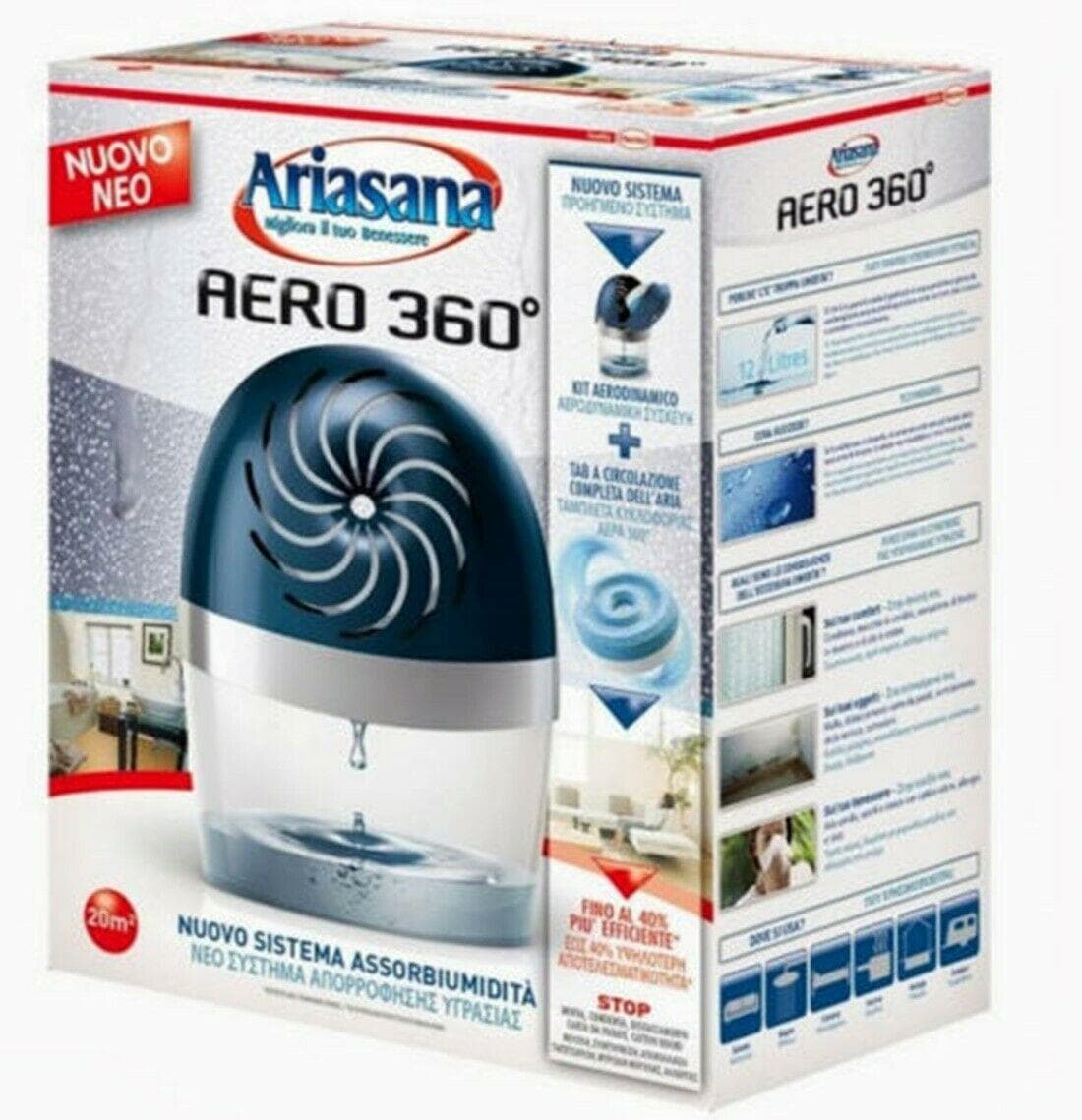 Ariasana Antiumidita' Power Tabs Con Pasticca Contenitore PZ 2 - Fer 230889 in prodotto EuroStore07 - Alatri, commercioVirtuoso.it
