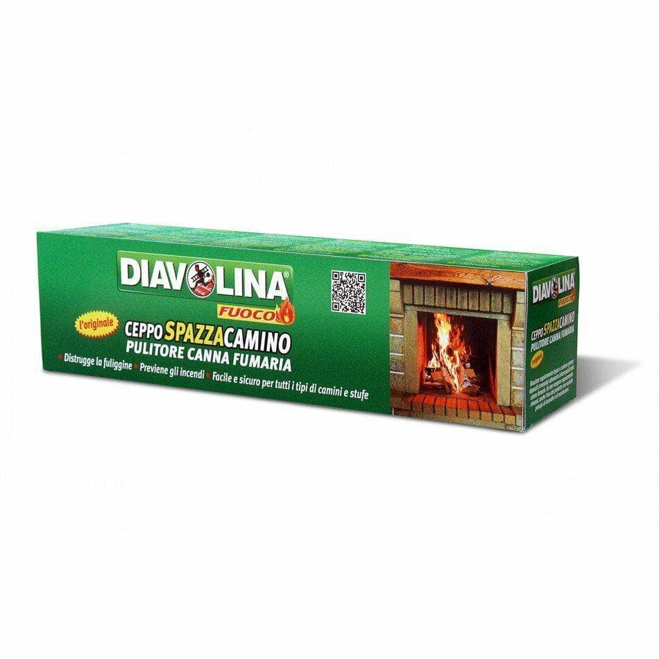 DIAVOLINA CEPPO SPAZZACAMINO PULISCI CAMINO CANNA FUMARIA TUBO STUFA 1.1 KG in prodotto EuroStore07 - Alatri, commercioVirtuoso.it