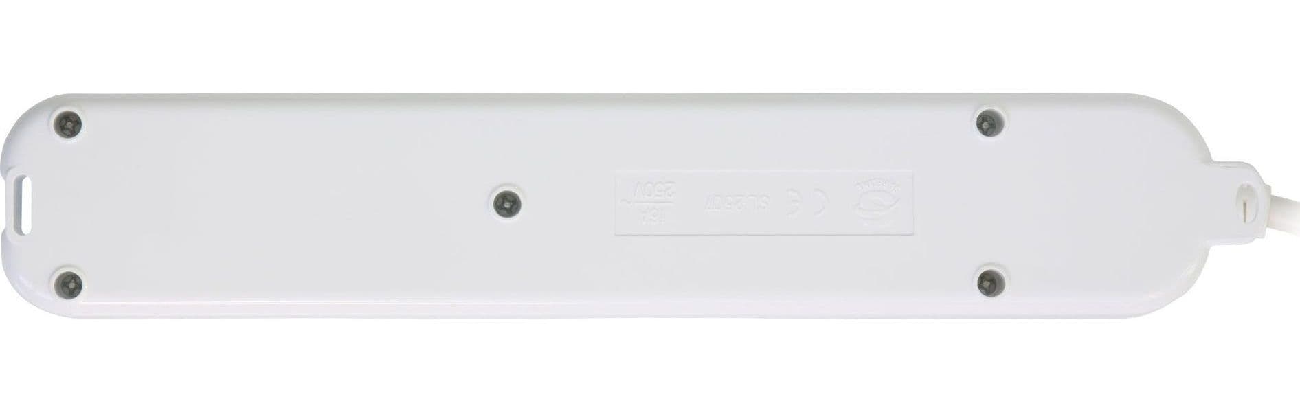 Multipresa 6 Posti Italiana Bipasso con 2 Prese USB Bianca in Multiprese Scontolo.net - Potenza, commercioVirtuoso.it