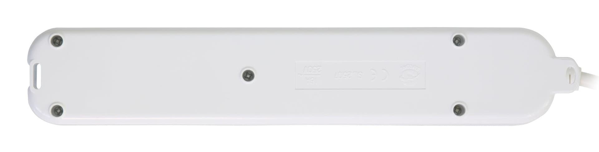 Multipresa 6 Posti Italiana Bipasso con 2 Prese USB Bianca in Multiprese Scontolo.net - Potenza, commercioVirtuoso.it