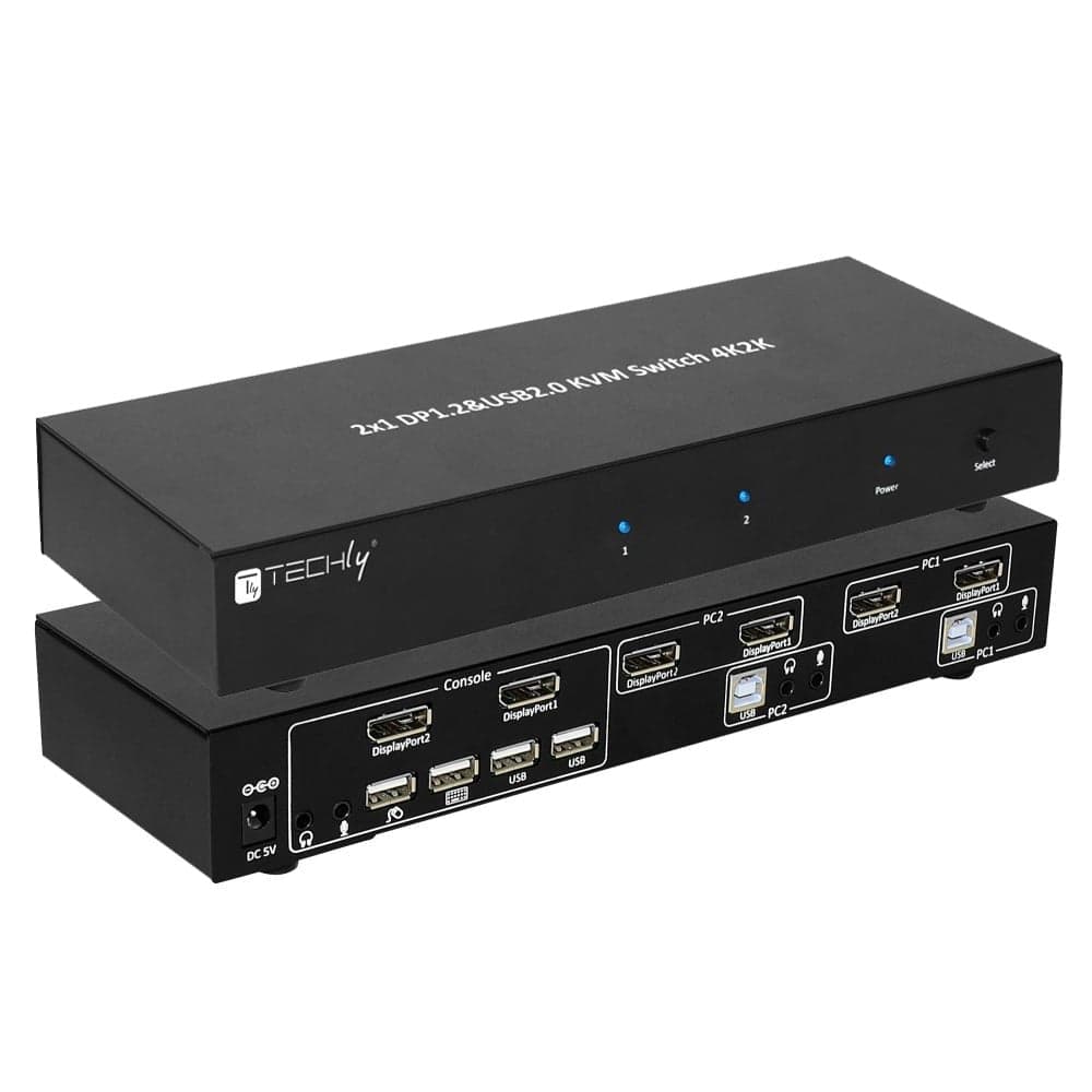 Switch KVM 2 porte DisplayPort1.2 per doppio Monitor in  Scontolo.net - Potenza, commercioVirtuoso.it