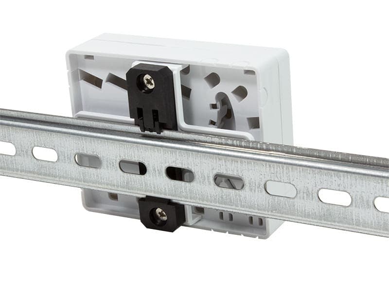 Scatola di connessione indoor FTTH per 4 fibre, 4 adattatori, per guida DIN in Scatole di derivazione Scontolo.net - Potenza, commercioVirtuoso.it