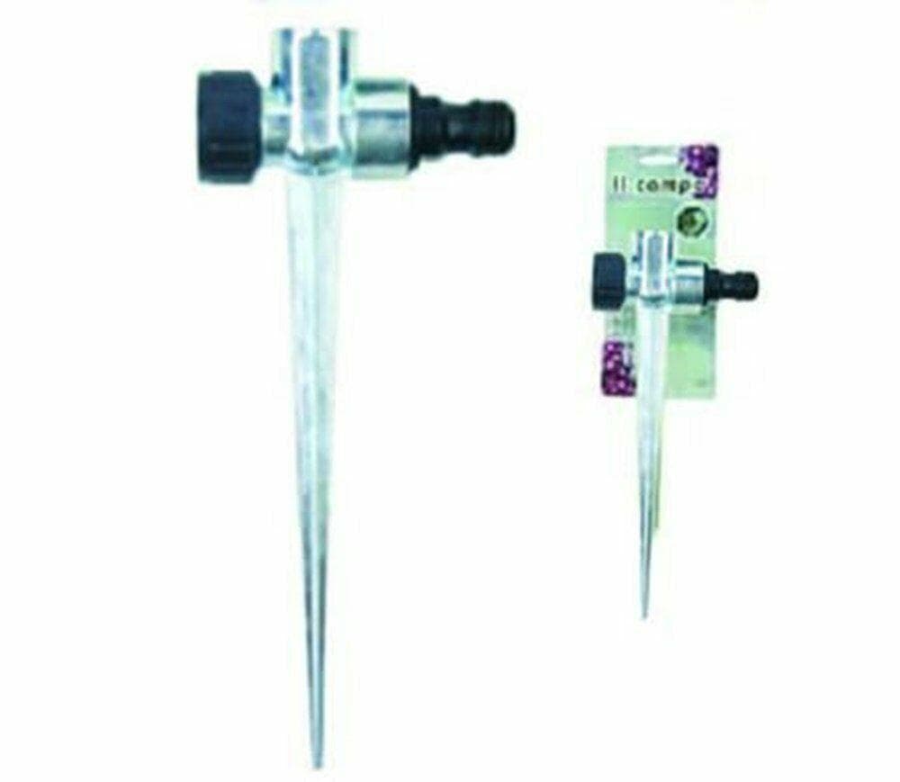 1 PUNTALE PASSANTE IN METALLO PER IRRIGATORE CON INNESTO RAPIDO FERR 295666 in prodotto EuroStore07 - Alatri, commercioVirtuoso.it
