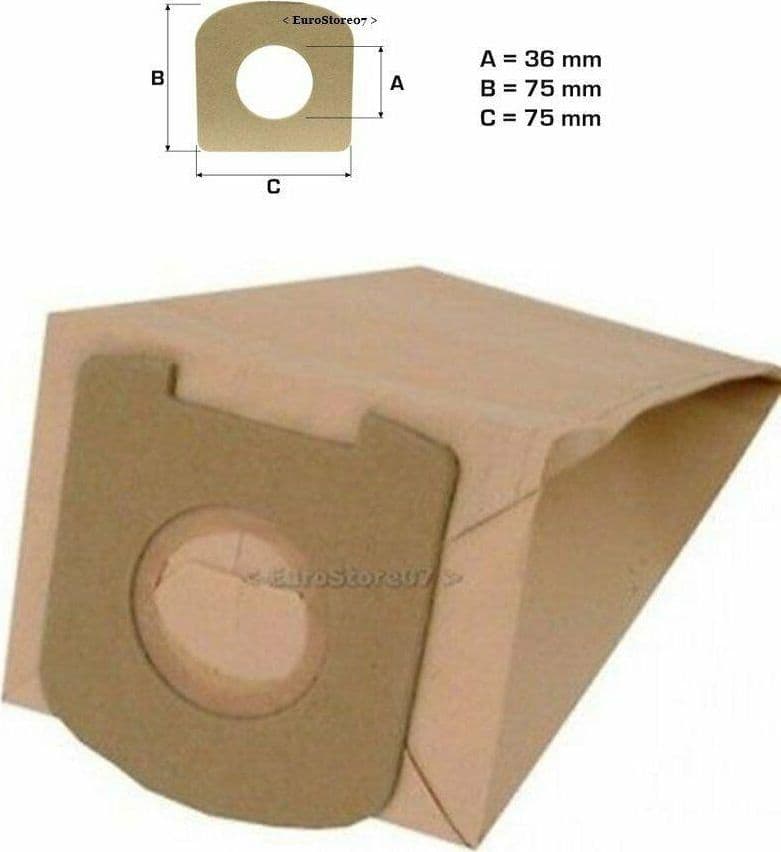 8 SACCHETTI ASPIRAPOLVERE SIEMENS FLEXA 1 BHS 1 ...BHS 1900 DL6 in prodotto EuroStore07 - Alatri, commercioVirtuoso.it