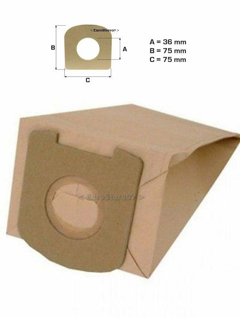 8 SACCHETTI ASPIRAPOLVERE SIEMENS FLEXA 1 BHS 1 ...BHS 1900 DL6 in prodotto EuroStore07 - Alatri, commercioVirtuoso.it