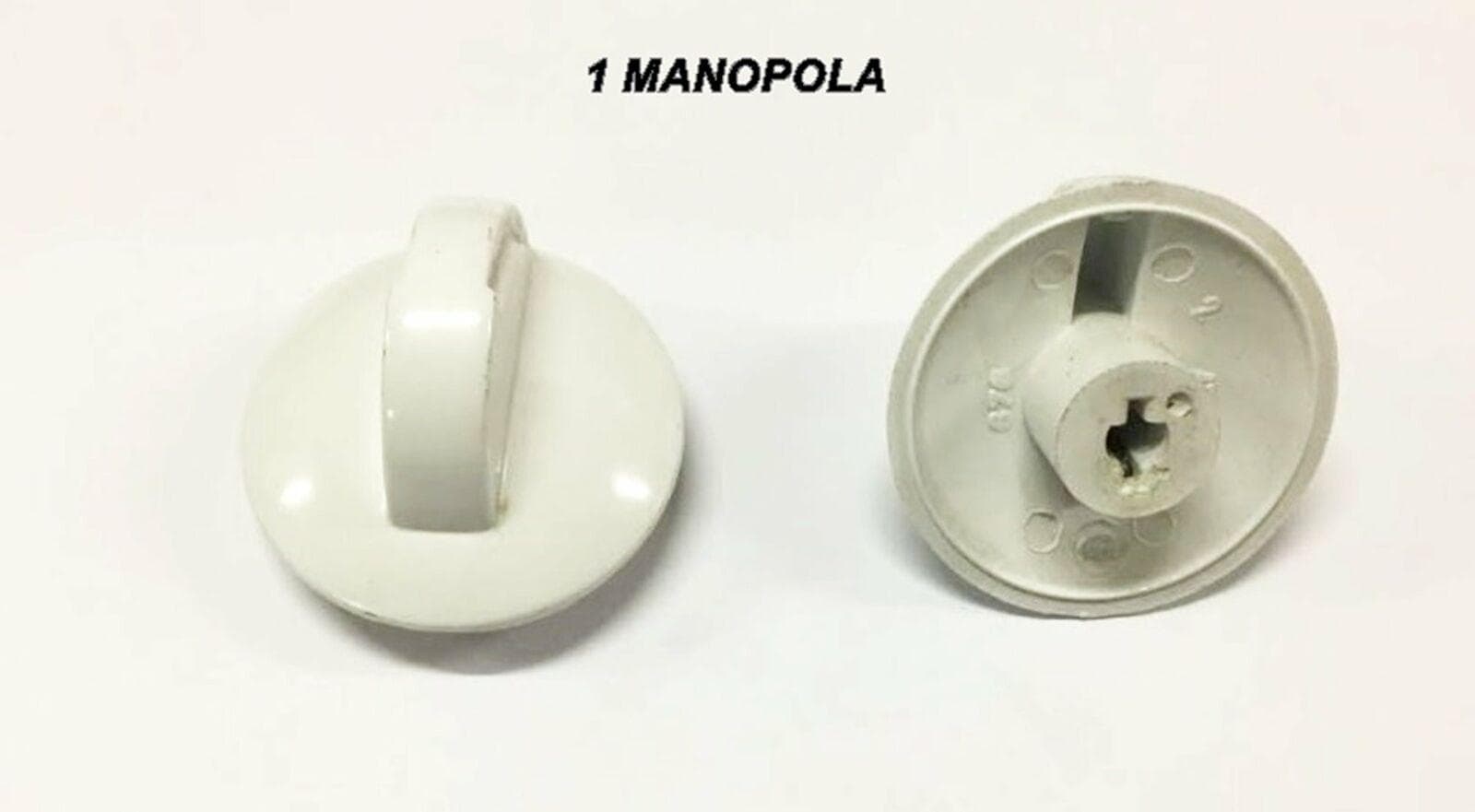 1 MANOPOLA CUCINA GAS UNIVERSALE BIANCA PASSO MM 6 GAMBO LUNGO + 5 MM M 7009 in prodotto EuroStore07 - Alatri, commercioVirtuoso.it