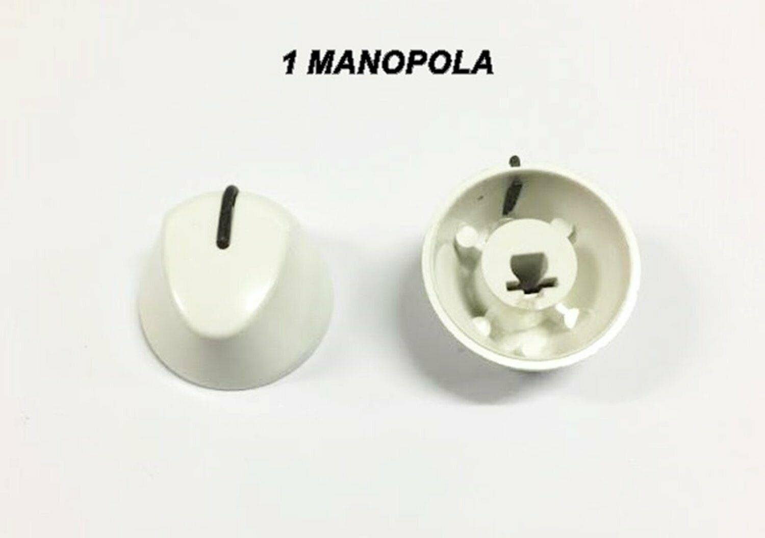 1MANOPOLA UNIVERSALE CUCINA A GAS BIANCA PASSO MM 6 GAMBO LUNGO 0 M 122 in prodotto EuroStore07 - Alatri, commercioVirtuoso.it