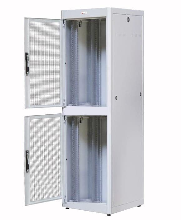 Armadio ETSI 21'' a 2 Sezioni 47 unit&agrave prof. 600 Porte Grigliate Grigio in Armadi Scontolo.net - Potenza, commercioVirtuoso.it
