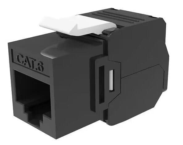 Frutto Keystone RJ45 UTP Cat.6 Tooless Nero in Cavi Ethernet Scontolo.net - Potenza, commercioVirtuoso.it