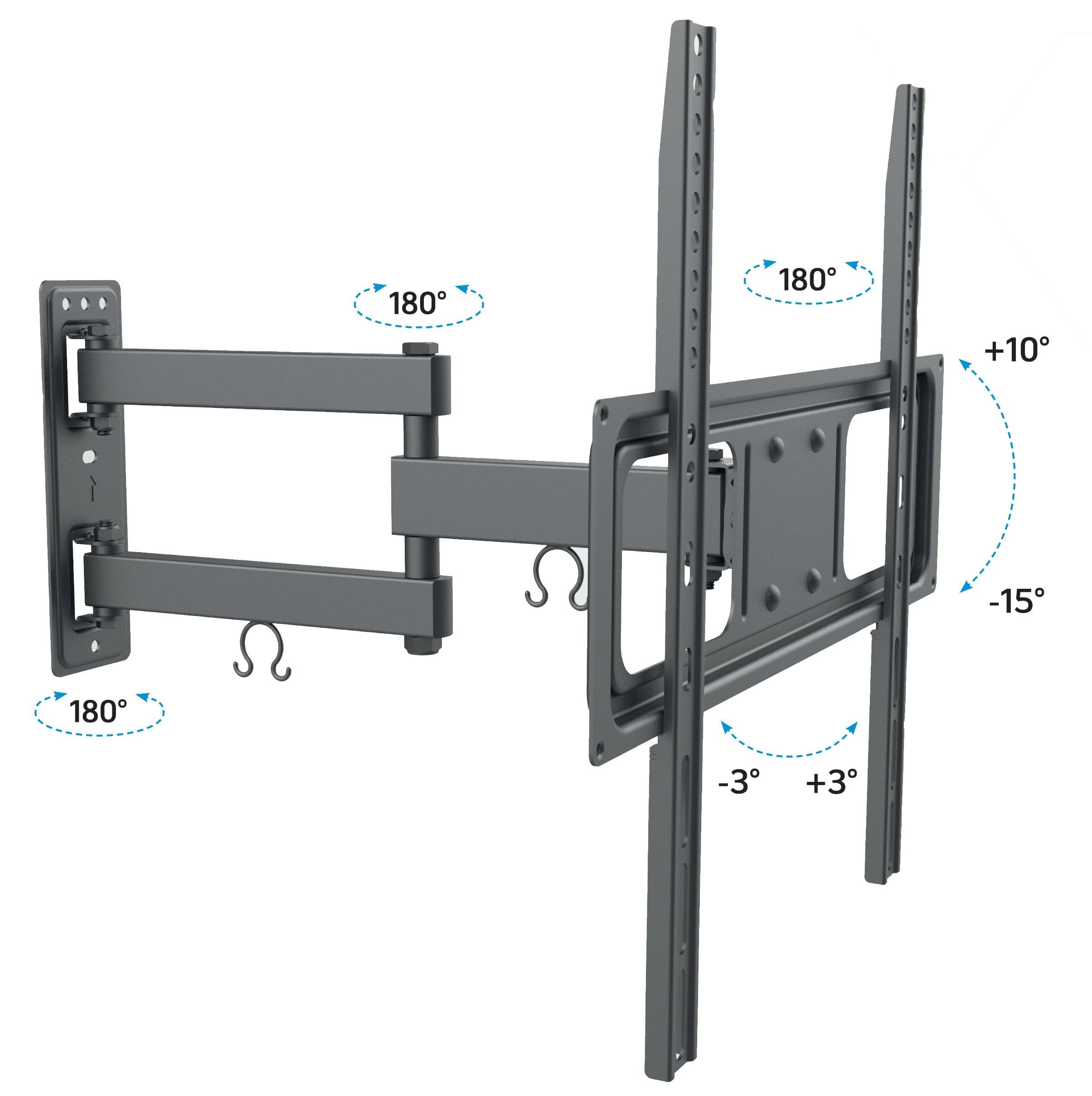 Supporto a Muro per TV LED LCD 32-55'' Full-Motion in Supporti da parete e da soffitto Scontolo.net - Potenza, commercioVirtuoso.it