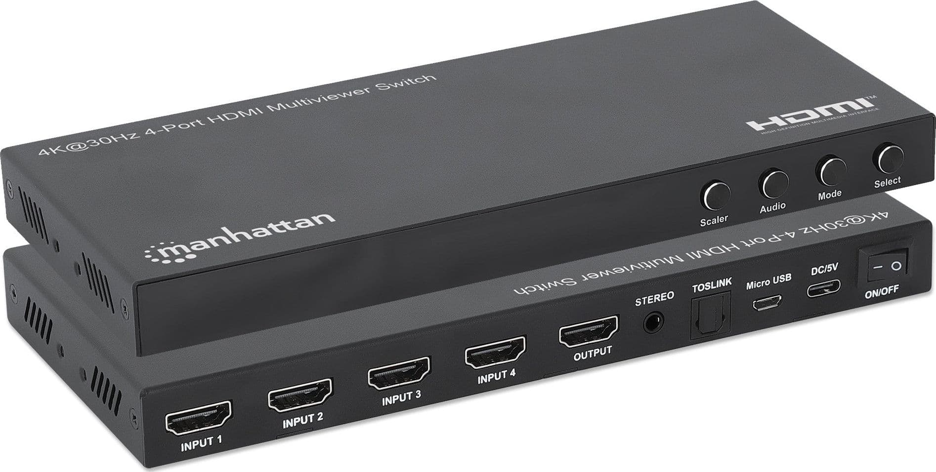 Switch Multiviewer HDMI 4K@30Hz 4x1 Nero in Selettori audio-video Scontolo.net - Potenza, commercioVirtuoso.it