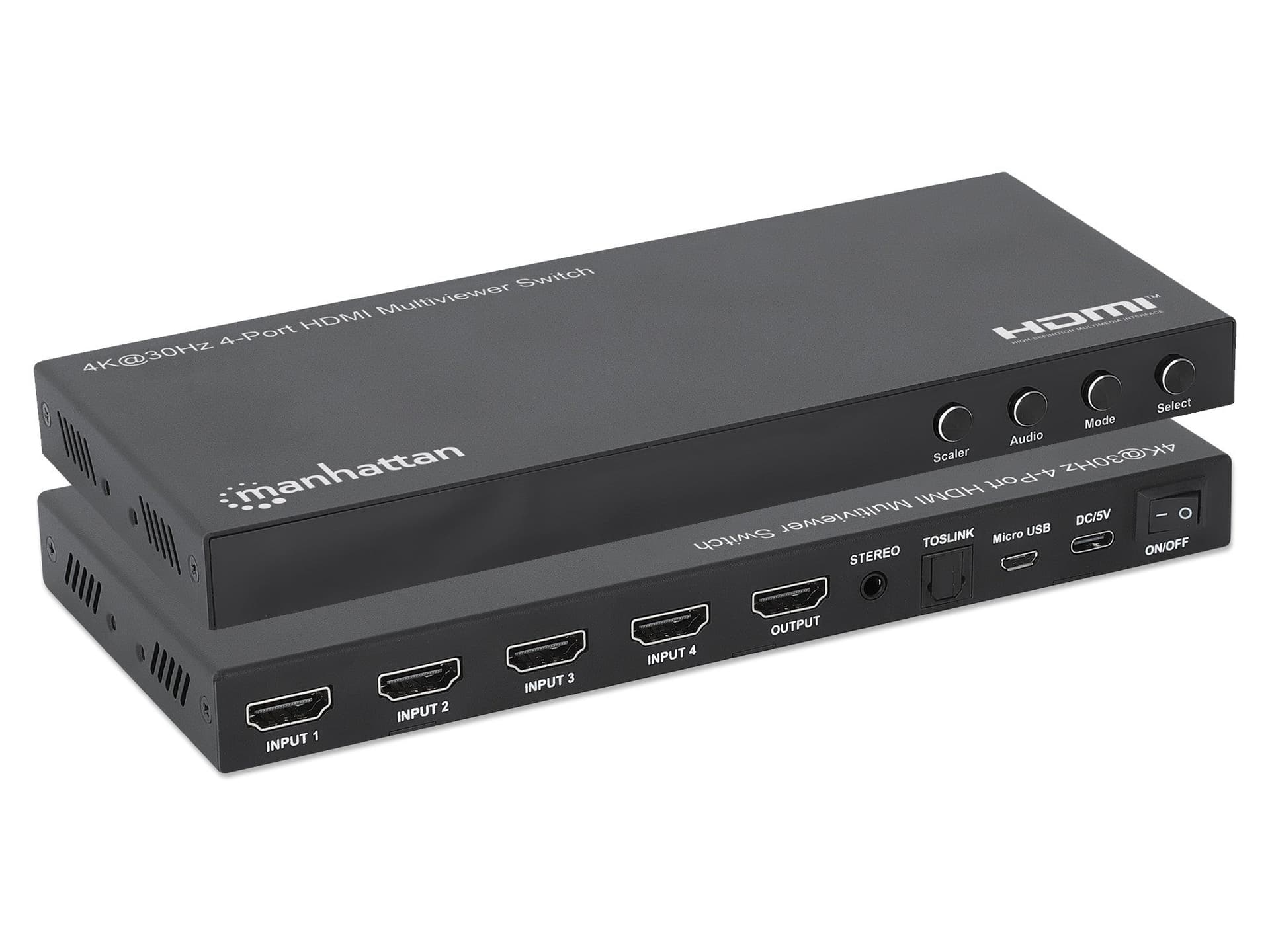 Switch Multiviewer HDMI 4K@30Hz 4x1 Nero in Selettori audio-video Scontolo.net - Potenza, commercioVirtuoso.it