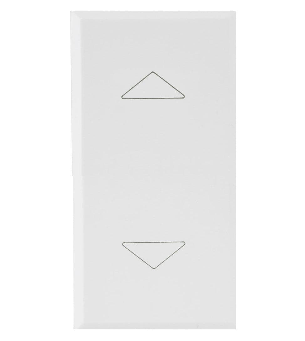 WHITEK S44 Commutatore 2 Pulsanti 1P 10AX 250V 1 Modulo Bianco Opaco in Interruttori a pulsante Scontolo.net - Potenza, commercioVirtuoso.it