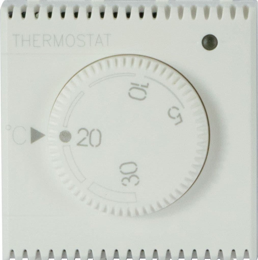 WHITEK S44 Termostato Elettronico con Manopola 230V NA+NC 5A 2 Moduli Bianco Opaco in Misuratori del vento Scontolo.net - Potenza, commercioVirtuoso.it