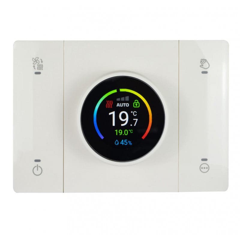 WHITEK T44 Cronotermostato WiFi Smart Connesso Rilevatore Umidit&agrave Ambiente Bianco in Termostati Scontolo.net - Potenza, commercioVirtuoso.it