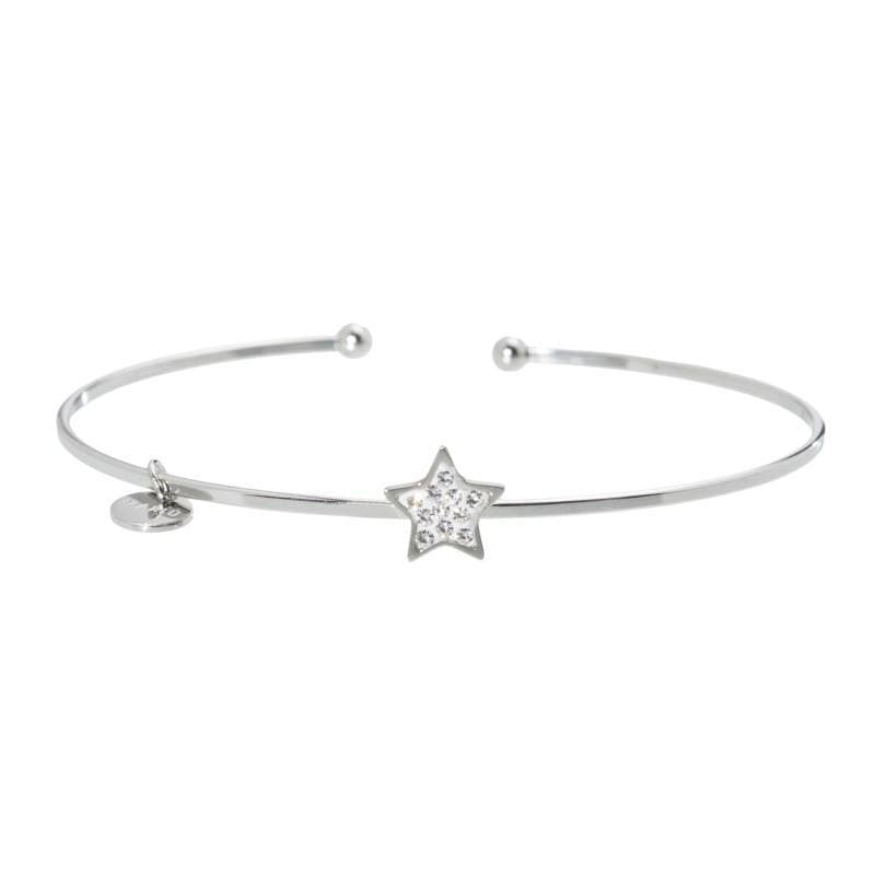 Marlù BRACCIALE RIGIDO STELLA CON STRASS
