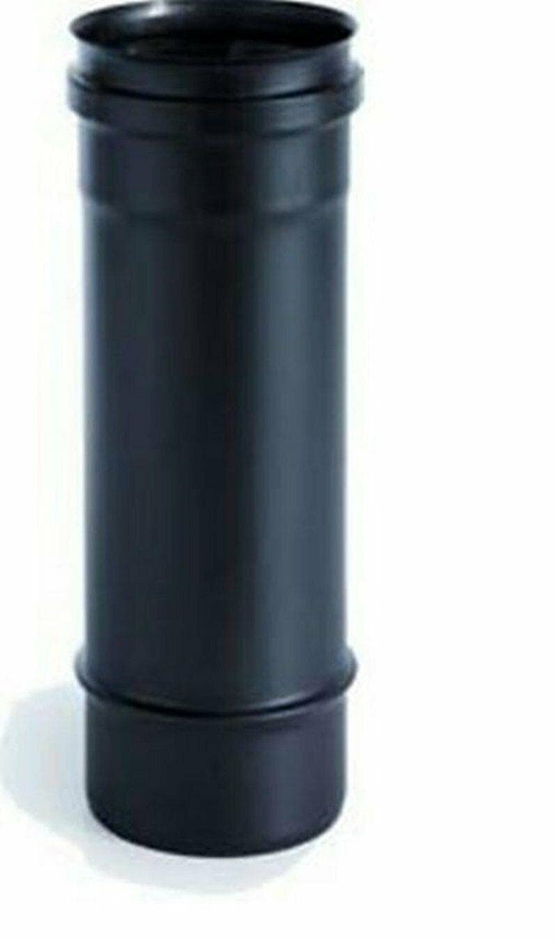 TUBO PER STUFA A PELLET DIAM CM 10 LUNGO CM 25 NERO OPACO PESANTE FER 244602 in prodotto EuroStore07 - Alatri, commercioVirtuoso.it