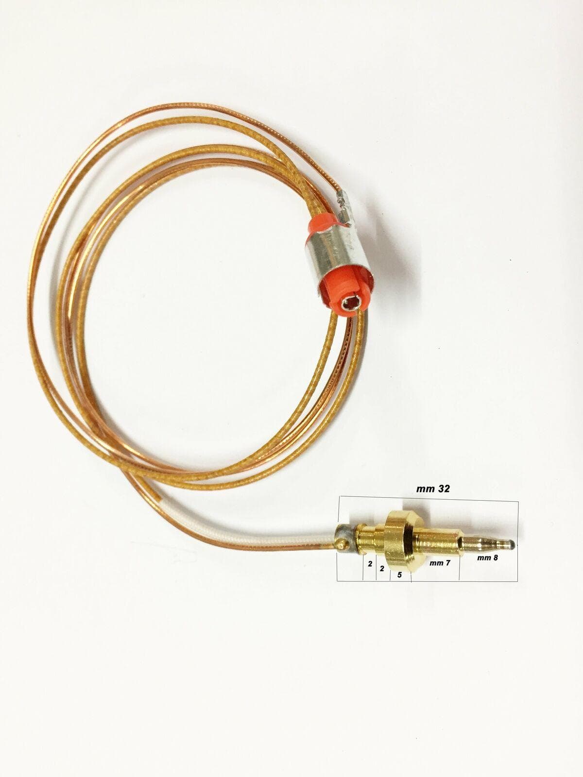 TERMOCOPPIA UNIVERSALE ATTACCO A SPILLO LUNGA 70 CM PUNZONE 32 CM TC 13 in prodotto EuroStore07 - Alatri, commercioVirtuoso.it
