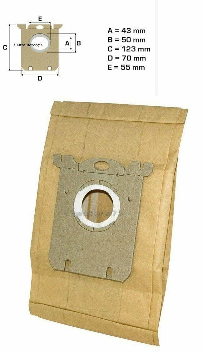 8 SACCHETTI ASPIRAPOLVERE ELECTROLUX EXCELLIO CLARIO OXIGEN BOLIDO SMARTVAC PH17 in prodotto EuroStore07 - Alatri, commercioVirtuoso.it