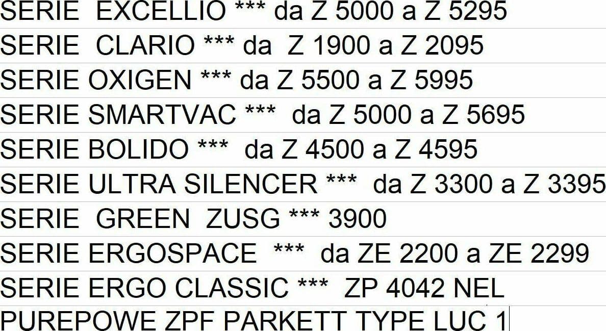 8 SACCHETTI ASPIRAPOLVERE ELECTROLUX EXCELLIO CLARIO OXIGEN BOLIDO SMARTVAC PH17 in prodotto EuroStore07 - Alatri, commercioVirtuoso.it