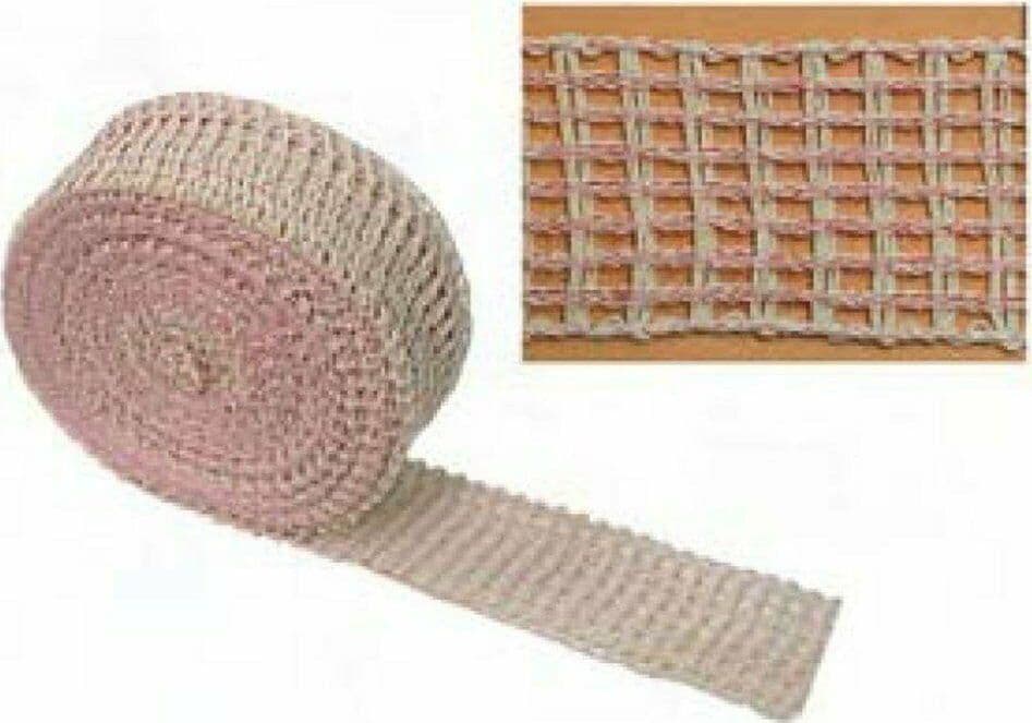 RETE ELASTICA 50 MT BIANCA ROSSA STAGIONATURA - ø mm.140 30 QUADRI FER 281362 in prodotto EuroStore07 - Alatri, commercioVirtuoso.it