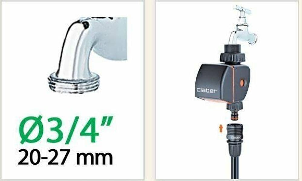CLABER 8425 CENTRALINA PROGRAMMATORE AQUAUNO PRATICO PER GIARDINO in prodotto EuroStore07 - Alatri, commercioVirtuoso.it